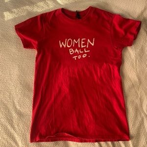 women ball too tee